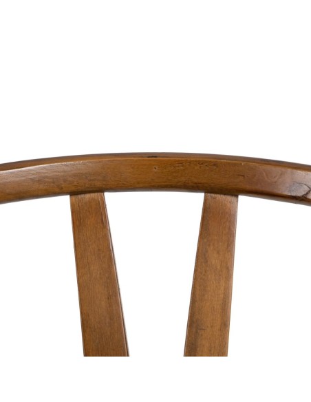 Silla nórdica MAJELA madera maciza de abedul y asiento de ratán.