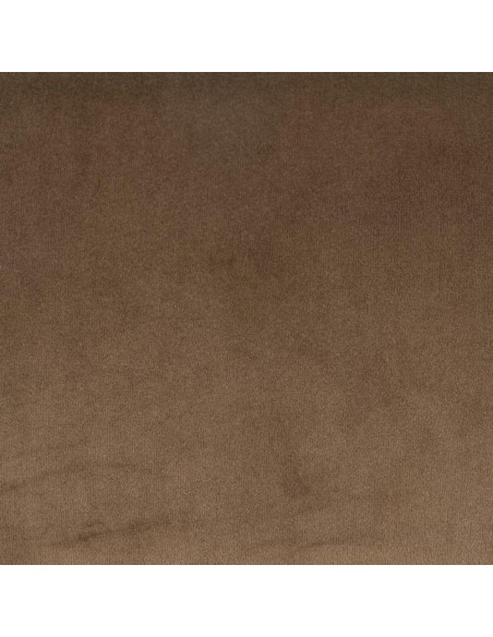 Taburete Mael 75 cm tejido café y patas de acero con acabado negro /dorado.