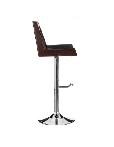 Banqueta giratória EAMY 65/86 cm, couro...