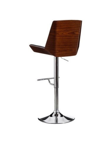 Banqueta giratória EAMY 65/86 cm, couro...