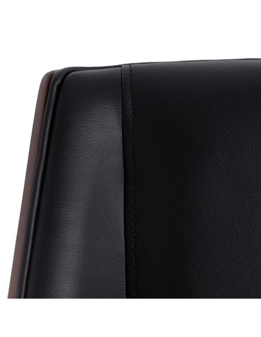 Banqueta giratória EAMY 65/86 cm, couro...