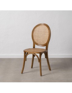 Silla DORIAN de madera maciza de abedul y asiento de...