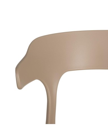 Silla ANIA APILABLE de POLIPROPILENO color Beige.