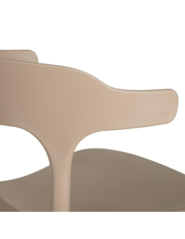 Silla ANIA APILABLE de POLIPROPILENO color Beige.