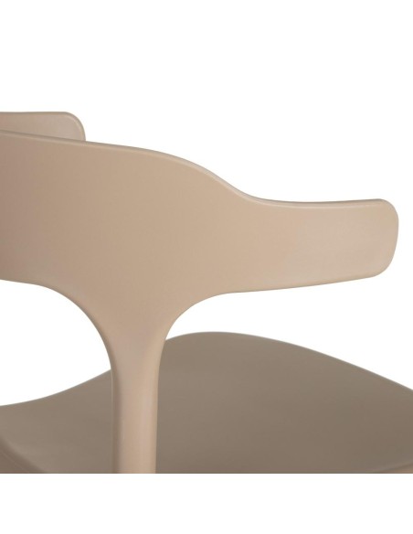 Silla ANIA APILABLE de POLIPROPILENO color Beige.