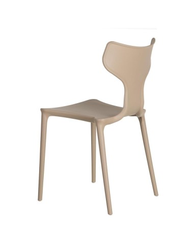 Silla JACOP de POLIPROPILENO color Beige,...