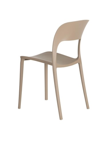 Silla MORELLA de POLIPROPILENO en color Beige,...