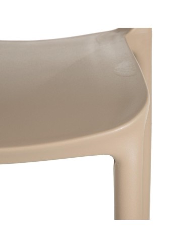 Silla MORELLA de POLIPROPILENO en color Beige,...