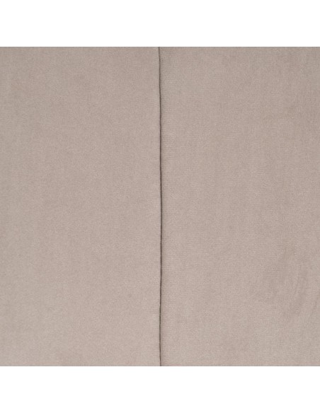 Banqueta Ciselia 72 cm, em veludo cinza e pernas em aço preto.