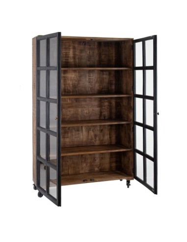 Vitrina SASHI de madera de mango 120 x 40...