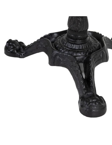 MESA COMEDOR BLANCO-NEGRO METAL-MÁRMOL 80 X 80...