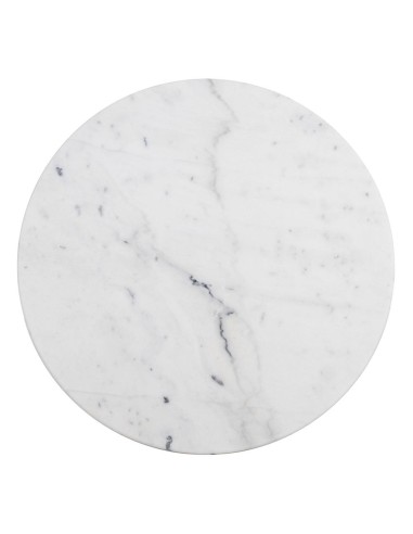 MESA COMEDOR BLANCO-NEGRO METAL-MÁRMOL 80 X 80...