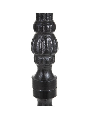 Mesa alta SHANELLE em mármore branco e pés em...