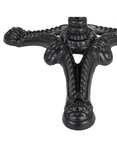 Mesa alta SHANELLE em mármore branco e pés em...