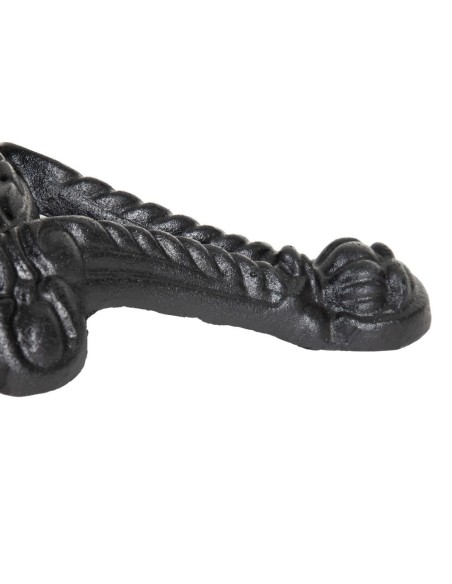 Mesa alta SHANELLE de mármol blanco y patas de hierro acabado negro Ø 50 cm.