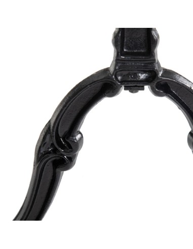 Mesa SHANELLE de mármol blanco y patas de...