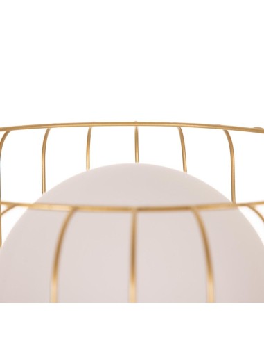 Candeeiro de pé em metal MADALI com acabamento...