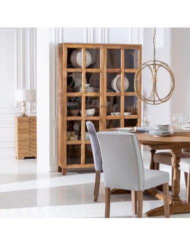 Vitrina SASHI em madeira de mangueira 120 x 40...