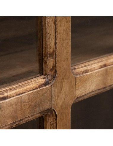 Vitrina SASHI de madera de mango 120 x 40 cm,...