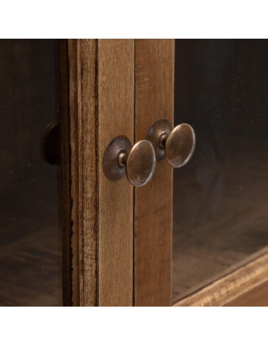 Vitrina SASHI de madera de mango 120 x 40 cm,...