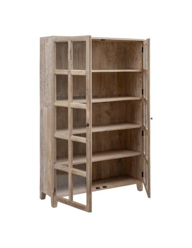 Vitrina SASHI de madera de mango 120 x 40 cm,...