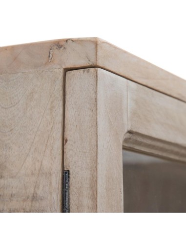 Vitrina SASHI de madera de mango 120 x 40 cm,...