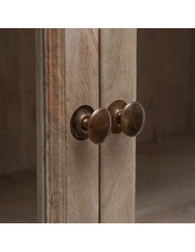 Vitrina SASHI de madera de mango 120 x 40 cm,...