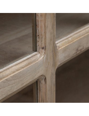 Vitrina SASHI de madera de mango 120 x 40 cm,...