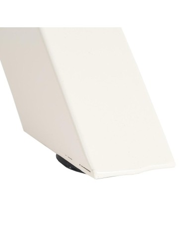 Mesa redonda ARGO de DM y patas de metal blanco...