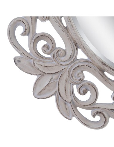 Espelho Ø 80 cm em off-white 122,70 X 4,80 X...