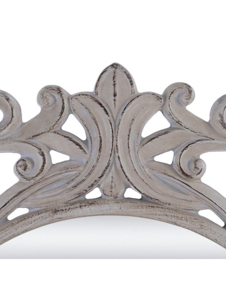 Espejo Place de Ø 80 cm en blanco roto 122,70 X 4,80 X 122,70 cm.