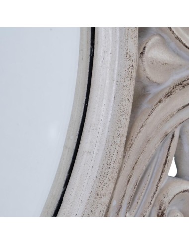 Espelho Ø 80 cm em off-white 122,70 X 4,80 X...