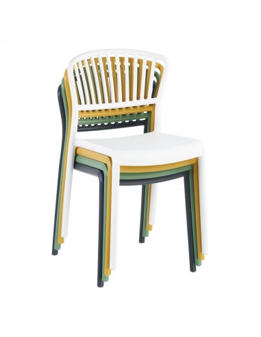 Silla de exterior apilable NARIET en color...