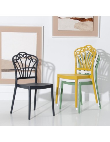 Silla de exterior apilable ISABELLINI de...