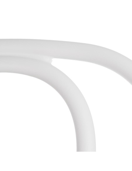 Silla de exterior apilable ANABELLINI de polipropileno blanco.