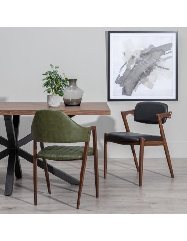 Cadeira FONDES em metal com acabamento em...