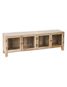 Mueble TV SASHI 4 puertas de madera de mango 160 x 35,50... 2