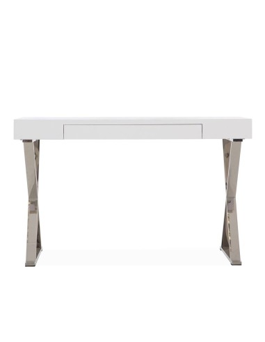 Ambiente de trabalho moderno e minimalista JATO, 120, aço, branco