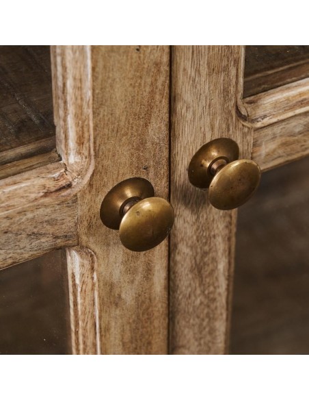 Aparador SASHI em madeira de mangueira 120 x 35,5 cm, cor branco.