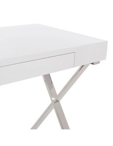 Ambiente de trabalho moderno e minimalista JATO, 120, aço, branco