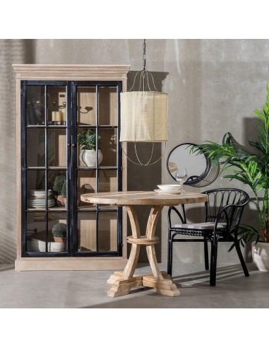 Mesa de comedor redonda NIRAJ 100, madera...