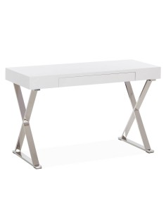 Ambiente de trabalho moderno e minimalista JATO, 120, aço, branco