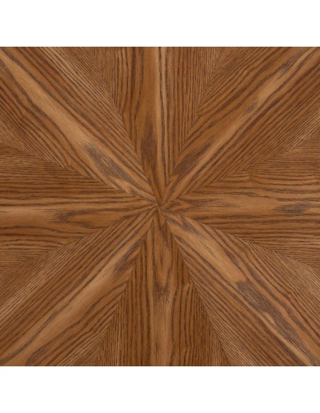 Mesa redonda TULY 100, base em metal preto, tampo em DM.