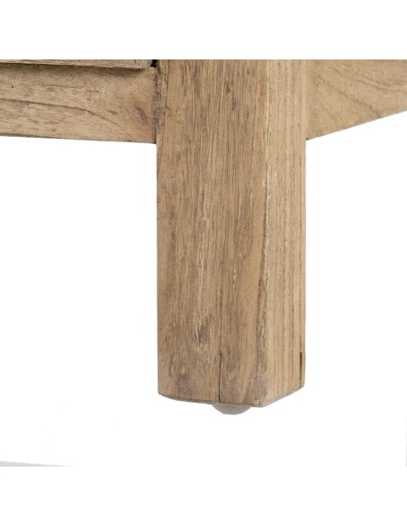 Mesa de cabeceira LENON com 5 gavetas de madeira.