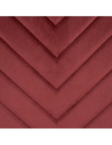 Cadeira de jantar MADA em tecido vinho e pernas...