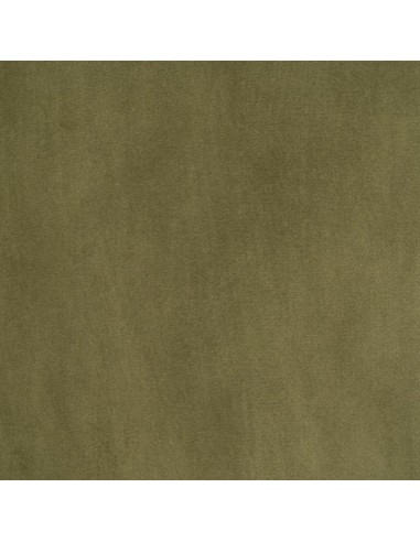 Silla de comedor CISELIA de terciopelo verde y...