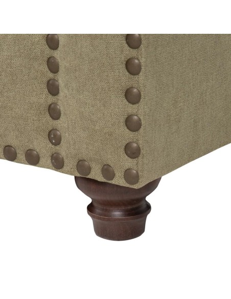 Sofá CHESTER GLAMOUR, 3 plazas, tapizado velvet verde oliva.