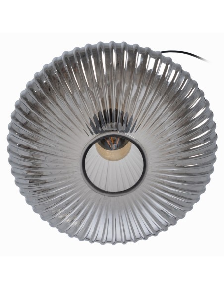 Lámpara de techo COVELL de cristal grisáceo,30 cm.