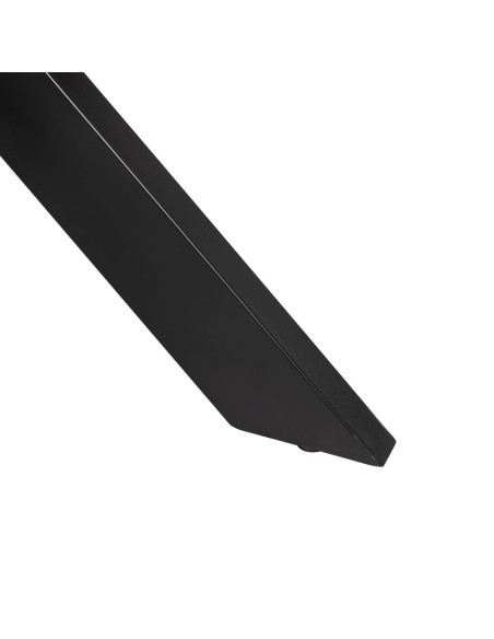 Mesa redonda ARGO de madera de mango y patas de metal negro Ø 120 cm.