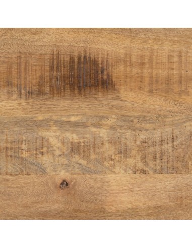 Mesa redonda ARGO de madera de mango y patas de...